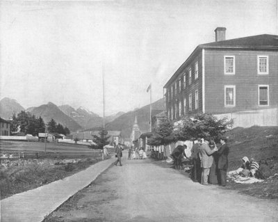 Una strada a Sitka, Alaska, USA da Unbekannt