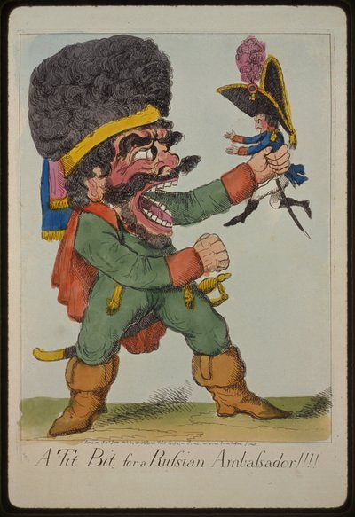 Un bocconcino per un ambasciatore russo!!!, 1803 da Unbekannt