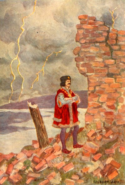 Una torre aveva colpito Massimo senza fargli danno serio, 1917 da Unbekannt