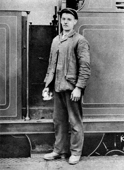 Un fuochista di treno, Londra, 1926-1927 da Unbekannt