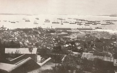 Vista dei nuovi moli durante la costruzione, 1914 da Unbekannt