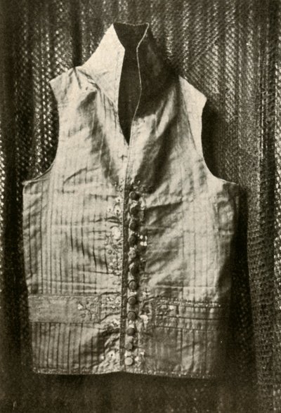 Un panciotto indossato dal conte Lemcke, c1798, 1937 da Unbekannt