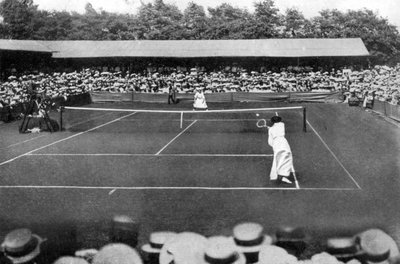 Una finale femminile al vecchio Wimbledon, 1905 da Unbekannt