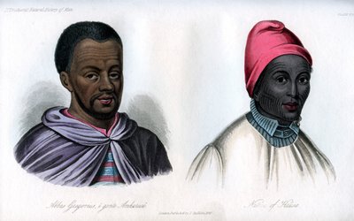 Abbas Gregorius e un nativo di Hausa, 1848 da Unbekannt