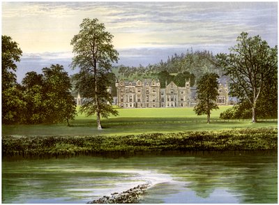 Abbotsford, Roxburghshire, Scozia, casa della famiglia Scott, c1880 da Unbekannt