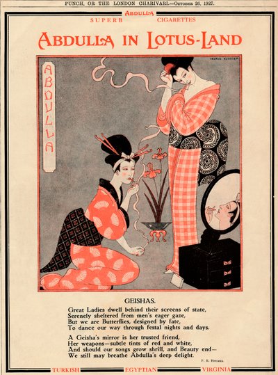 Abdulla nella Terra dei Loti - Geishe, 1927 da Unbekannt
