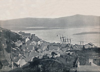 Aberdovey - Vista della città e della baia, 1895 da Unbekannt