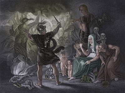 Atto IV Scena i da Macbeth, XIX secolo da Unbekannt