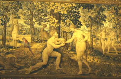 Adamo ed Eva. La tentazione, XVI secolo, XX secolo da Unbekannt