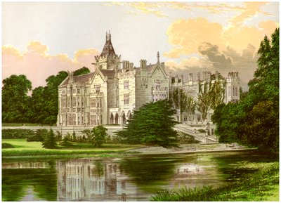 Adare Manor, Contea di Limerick, Irlanda, residenza del Conte di Dunraven, c1880 da Unbekannt