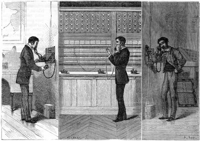 Sistema telefonico Ader, 1881 da Unbekannt