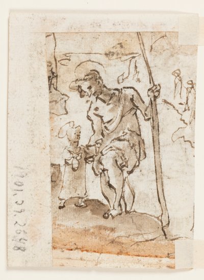 Adorazione dei Magi, San Cristoforo e Bambino Gesù da Unbekannt