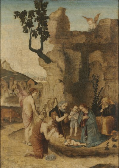 Adorazione dei pastori, c. 1500 da Unbekannt
