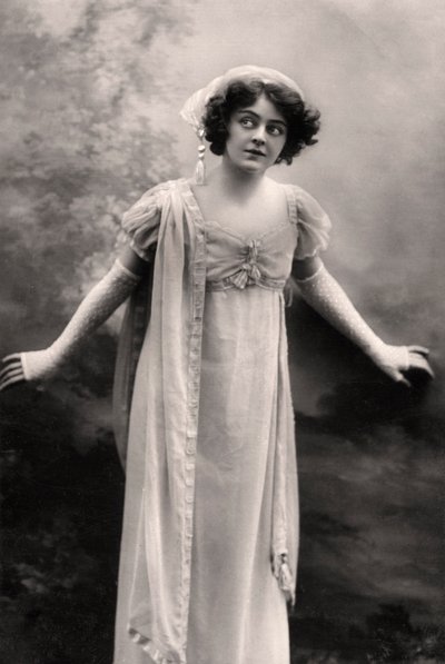 Adrienne Augarde 1882-1913, attrice inglese, 1907 da Unbekannt