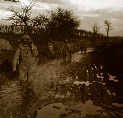 Avanzata, Kemmel, Fiandre, Belgio, c1914-c1918 da Unbekannt