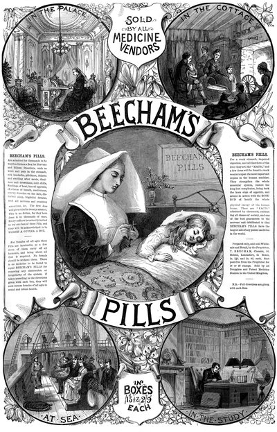 Pubblicità per le pillole di Beecham da Unbekannt