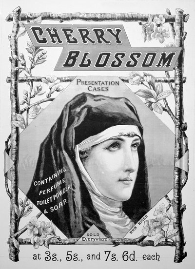 Pubblicità per i prodotti Cherry Blossom, 1893 da Unbekannt
