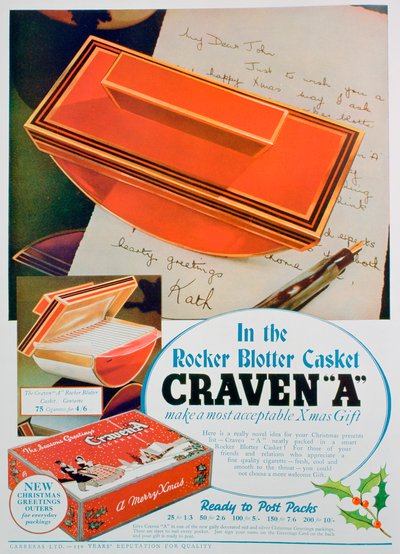 Pubblicità per le sigarette Craven A da Unbekannt