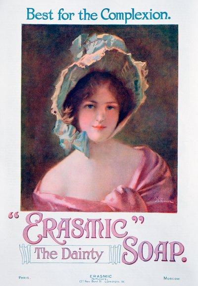 Pubblicità per il sapone Erasmic, 1920 da Unbekannt