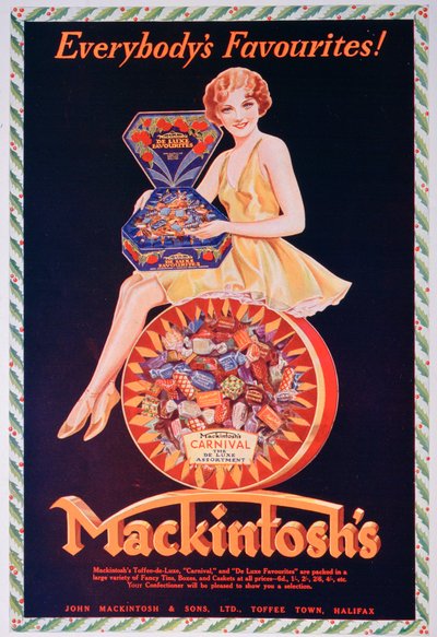 Pubblicità del toffee Mackintosh, 1932 da Unbekannt