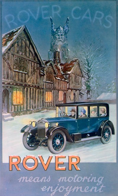 Pubblicità per Rover Cars, 1927 da Unbekannt