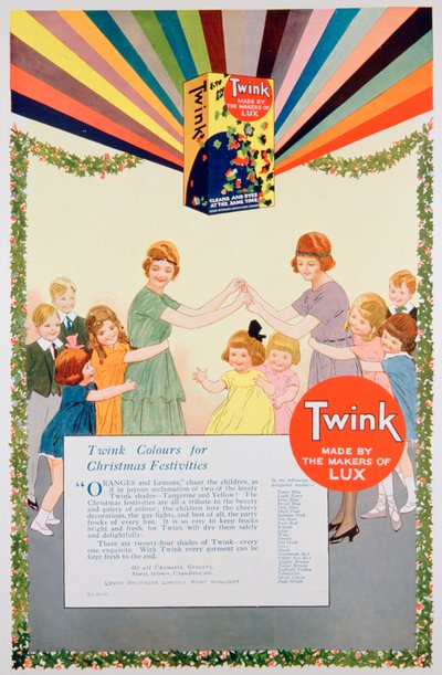 Pubblicità per Twink dye da Unbekannt