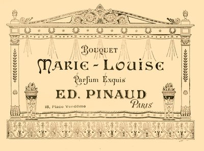 Pubblicità per il profumo Marie-Louise, 1903 da Unbekannt