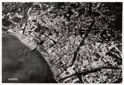 Vista aerea di Funchal, Madeira, da un dirigibile da Unbekannt