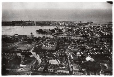 Vista aerea di Recife, Brasile, da un dirigibile, 1930-1933 da Unbekannt