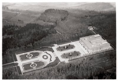 Veduta aerea del Palazzo di Herrenchiemsee, Baviera, Germania, da un dirigibile, c1931-1933 da Unbekannt