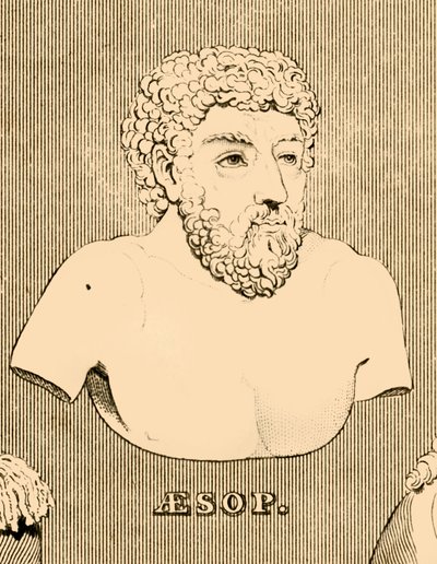 Esopo, c620-564 a.C., 1830 da Unbekannt