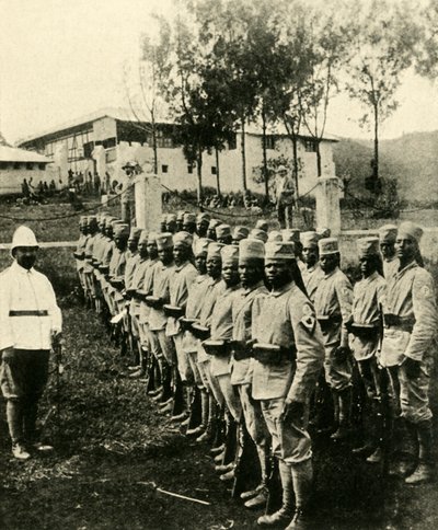 Soldati africani che combattono per la Germania, Prima Guerra Mondiale da Unbekannt