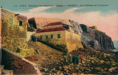 Afrique Occidentale - Senegal - Gorée - La Falasise et le Castel, c1900 da Unbekannt