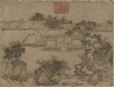 Dopo la capanna di paglia di Lu Hong, dinastie Ming e Qing, XVII secolo da Unbekannt
