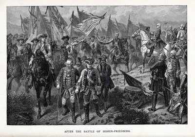 Dopo la battaglia di Hohenfriedberg, 1882 da Unbekannt