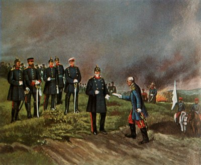 Dopo la battaglia di Sedan, 1 settembre 1870, 1936 da Unbekannt