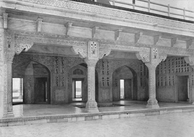 Agra. Una stanza nella Torre del Gelsomino, c1910 da Unbekannt