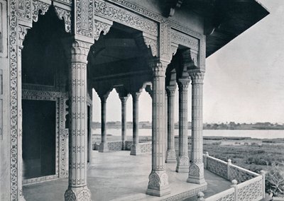 Agra. Balcone della Torre del Gelsomino da Unbekannt