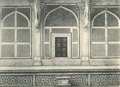 Agra. Schermo della tomba di Sulim Chishti, Futtehpur Sikri da Unbekannt