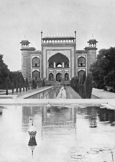 Agra. Il portale del Taj Mahal da Unbekannt