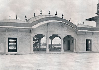 Agra. Il Khas Mahal che mostra il Taj, c1910 da Unbekannt