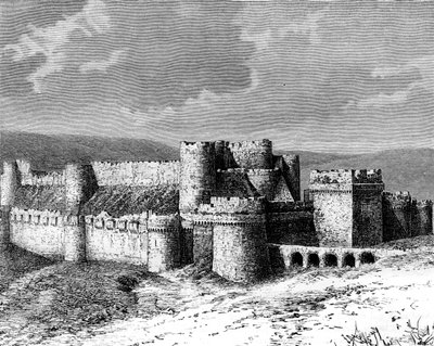 Castello di Al Karak, XIX secolo da Unbekannt
