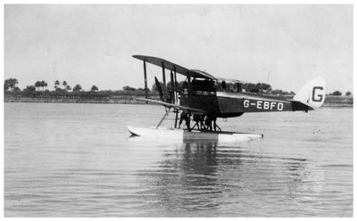 Alan Cobhams De Havilland DH50 atterra sul Tigri, Iraq, 1926 da Unbekannt