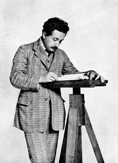 Albert Einstein 1879-1955, matematico e fisico teorico tedesco-svizzero da Unbekannt