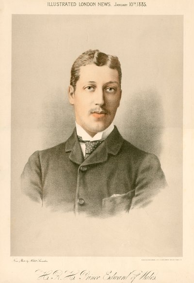Albert Victor, Duca di Clarence, 1885 da Unbekannt