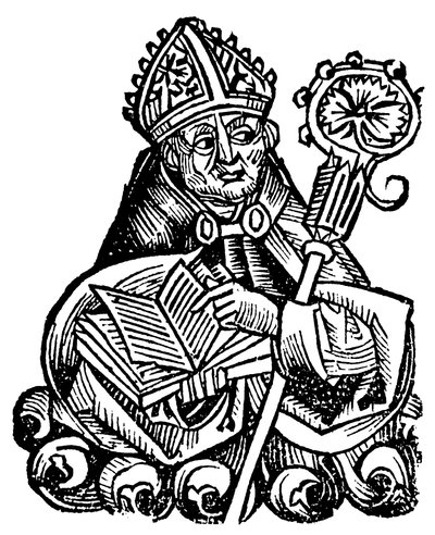 Albertus Magnus c1200-1280 frate domenicano nato in Germania, 1493 da Unbekannt
