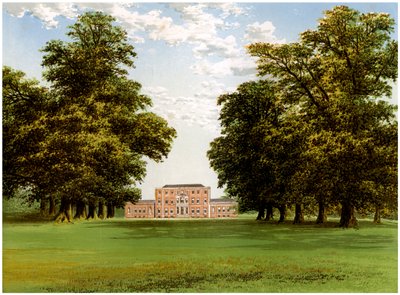 Aldby Park, Yorkshire, casa della famiglia Darley, c1880 da Unbekannt