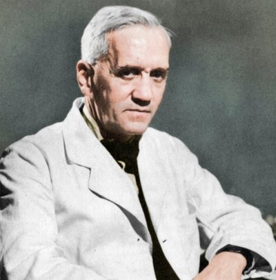 Alexander Fleming, batteriologo scozzese, anni 