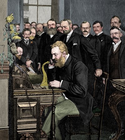 Alexander Graham Bell 1847-1922, inventore scozzese-americano da Unbekannt