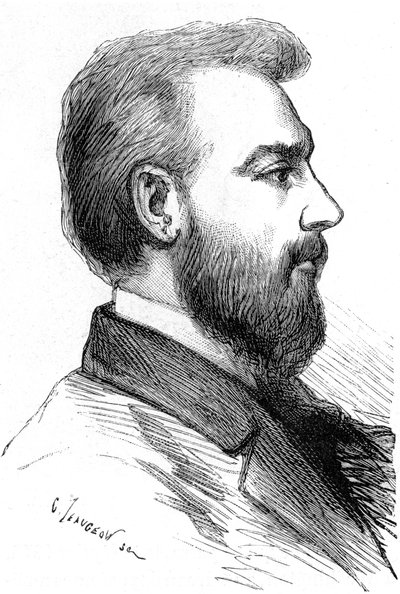 Alexander Graham Bell, inventore americano di origine scozzese, c1880 da Unbekannt